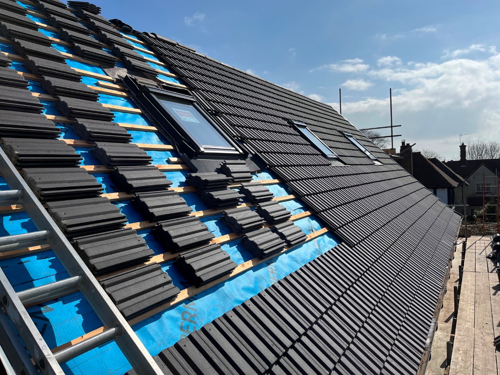 Domestic Work roofing project by Bradshaw Roofing in Colchester & Essex