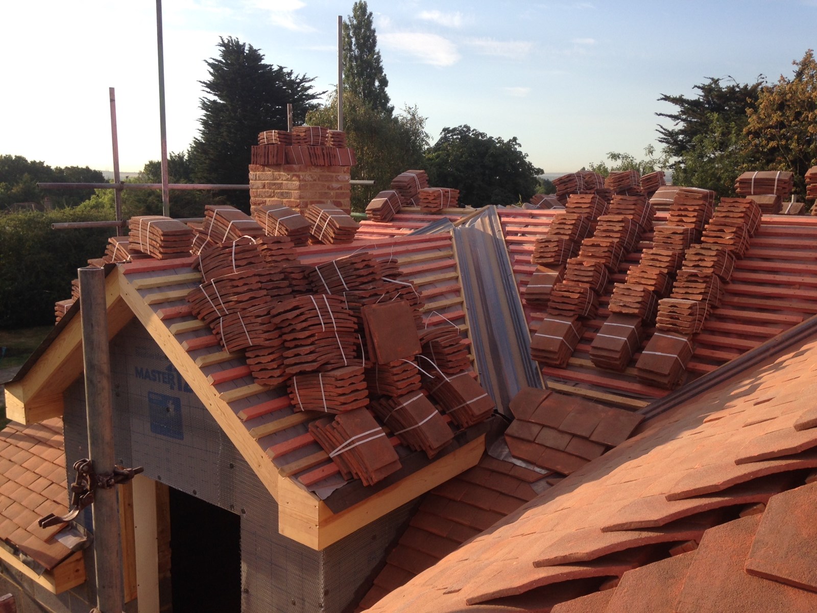 New Build roofing project by Bradshaw Roofing in Colchester & Essex