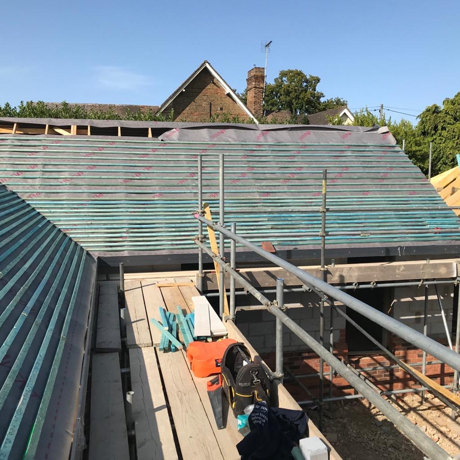 New Build roofing project by Bradshaw Roofing in Colchester & Essex