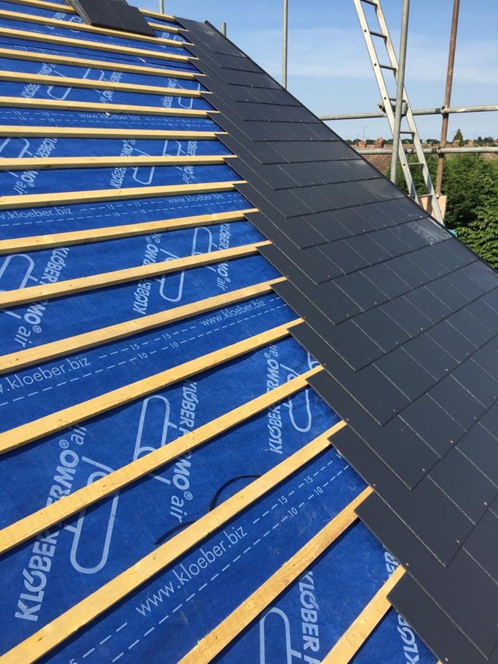 New Build roofing project by Bradshaw Roofing in Colchester & Essex