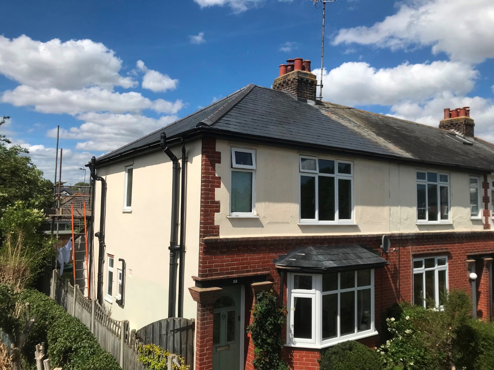 Re-Roof roofing project by Bradshaw Roofing in Colchester & Essex