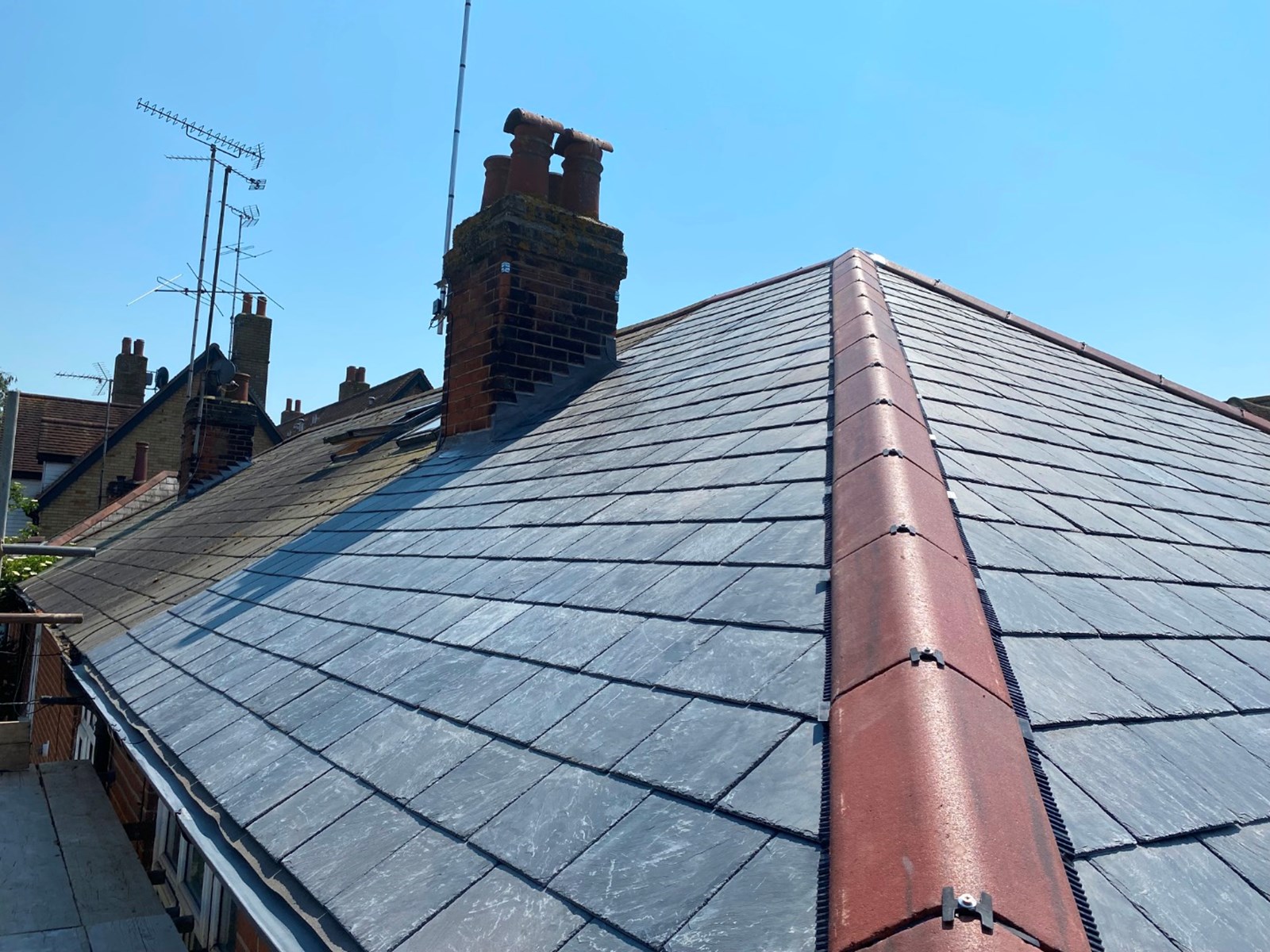 Re-Roof roofing project by Bradshaw Roofing in Colchester & Essex